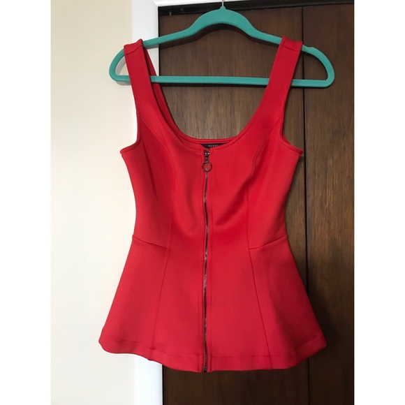 Guess Dressy Tank Top with Front Zipper - Picture 3 of 3